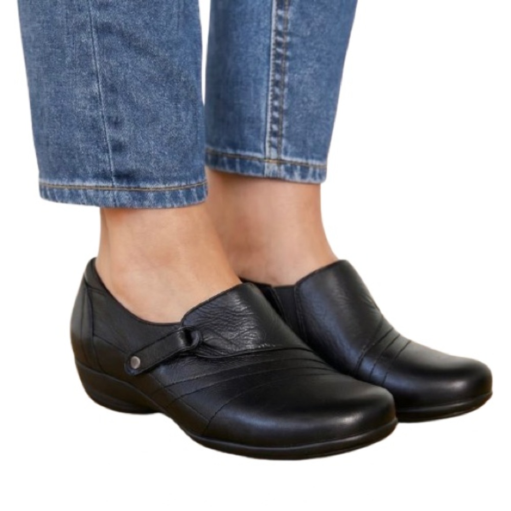 Dansko Franny Black Milled Napa Loafers‎ -- EU 40-US 9.5/10